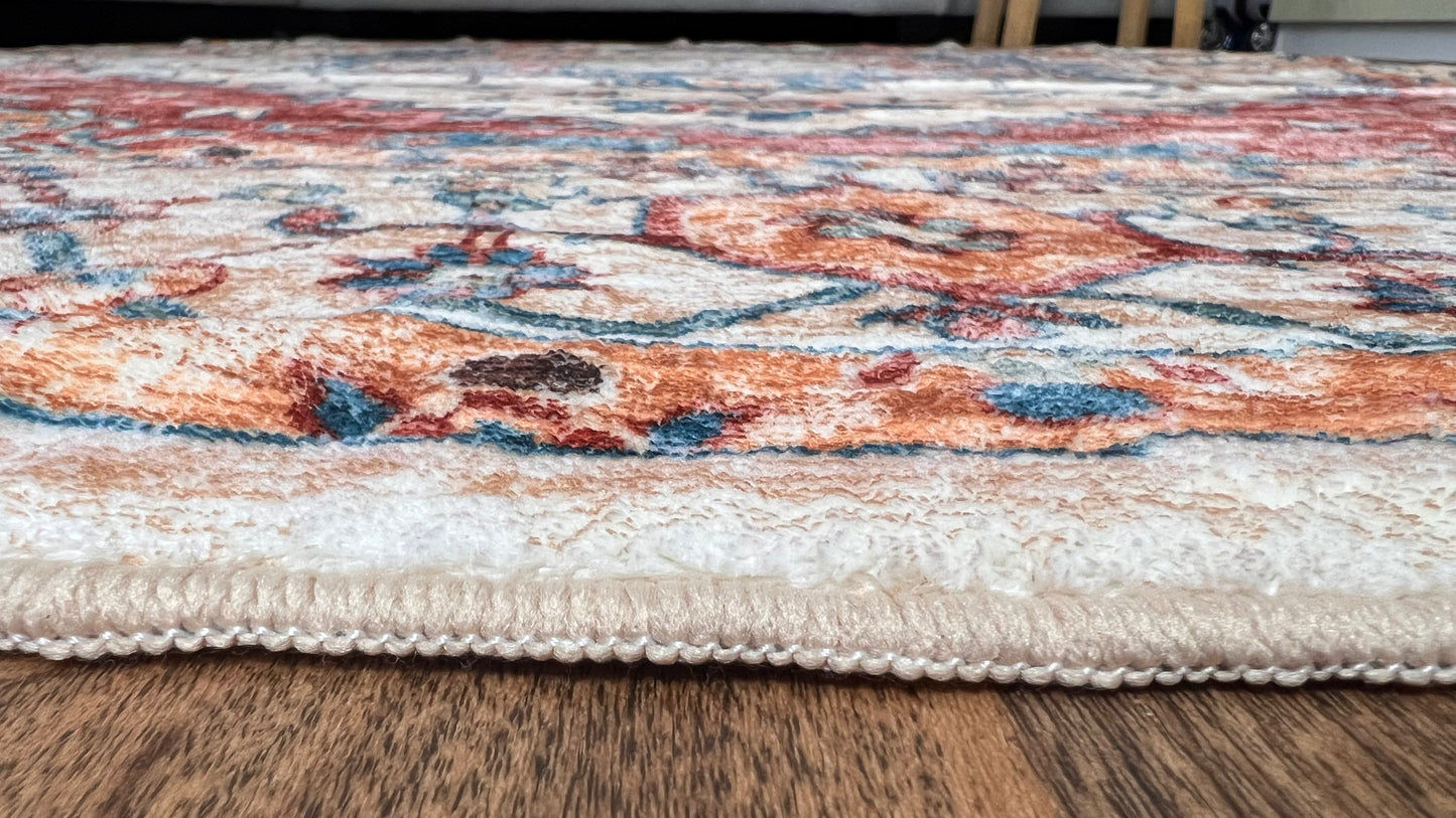 Effortless Elegance: Machine-Washable Persian Rugs Await!
