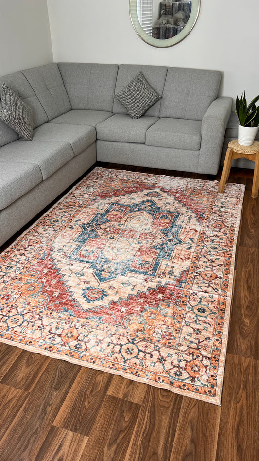 Effortless Elegance: Machine-Washable Persian Rugs Await!